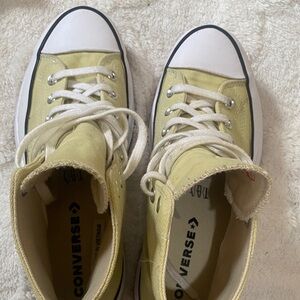 Converse Kids Sneakers - Soft Yellow and White